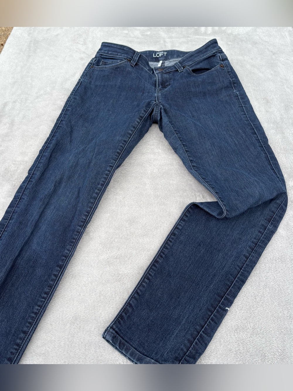 Ann Taylor Loft Curvy Skinny Jeans Size 26/2 READ